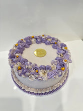 Load image into Gallery viewer, Piped Buttercream Message Cake (pick your colour)
