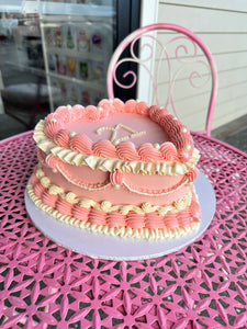 Vintage Heart Cake (any colour theme!)