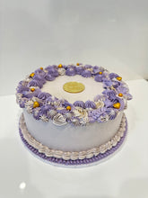 Load image into Gallery viewer, Piped Buttercream Message Cake (pick your colour)
