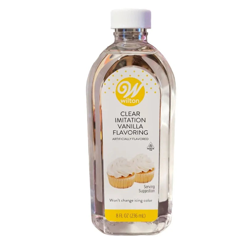 Wilton Clear Vanilla Flavouring 8oz (236ml)