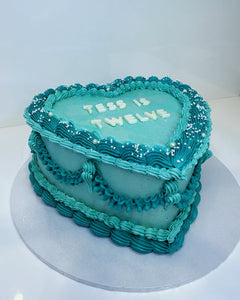 Vintage Heart Cake (any colour theme!)