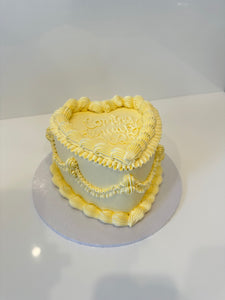 Vintage Heart Cake (any colour theme!)