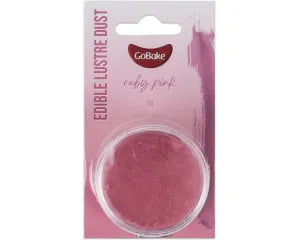 GoBake Lustre Dust - Ruby Pink