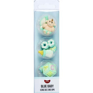 Blue Baby Icing Decorations