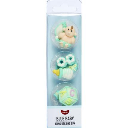 Blue Baby Icing Decorations