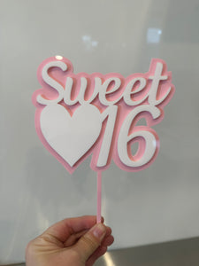 Double Layer Acrylic Topper