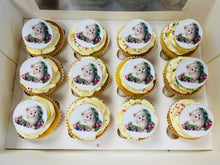 Load image into Gallery viewer, Custom Edible Image Cupcakes
