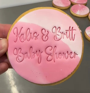 Round Custom Sugar Cookies