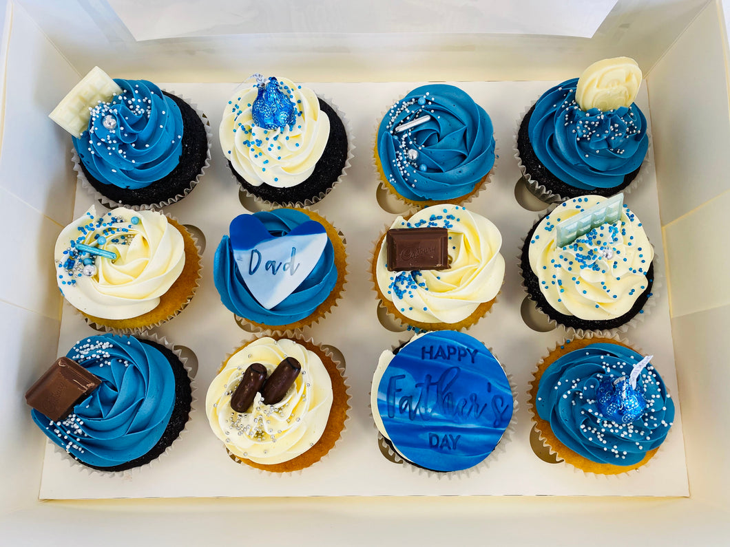 Father's Day Cupcakes - 12 pack