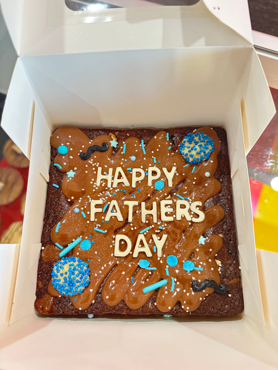 Father's Day Brownie Slab