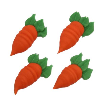 Edible Icing Carrots - Bag of 10