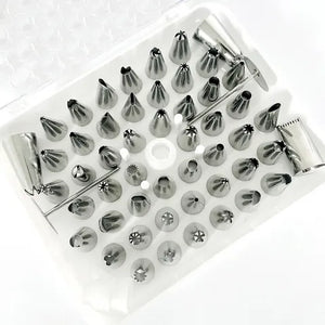 Cake Craft Master Piping Tip Set - 56 Piece