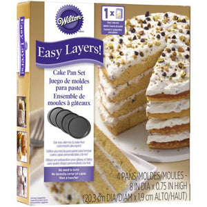 Wilton 4 Piece Easy Layers - 8"