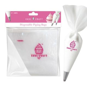 Disposable Piping Bags 12" - 100 Pieces